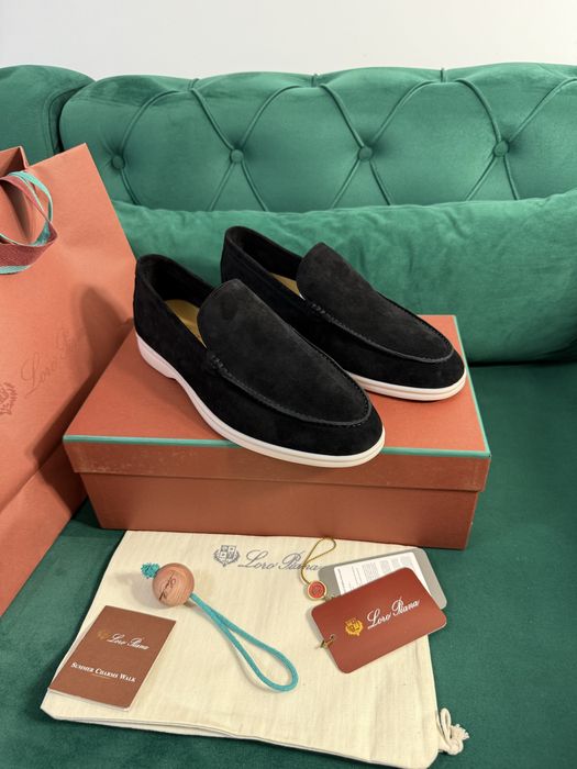 Mocasini Loro Piana piele naturala 100% Full Box colectie noua