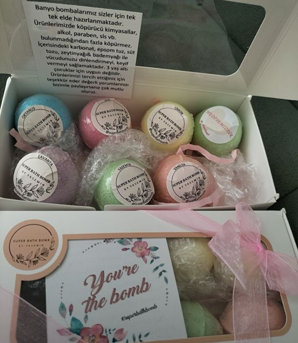 Vanna uchun xushboy xidli bombochkalar, Бомбочки для ванны
