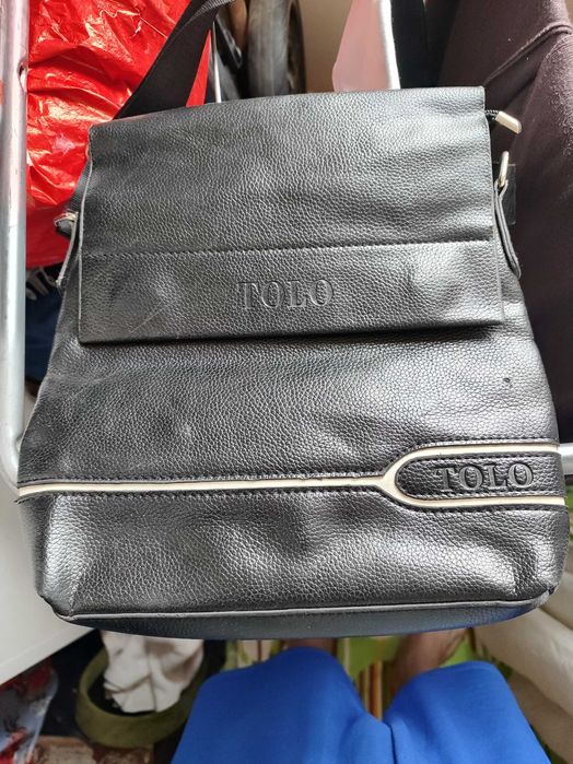 Кожаный мини сумка мужской