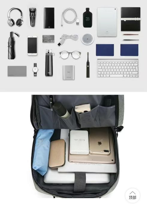 Мужской рюкзак для ноутбука комплект 4 в 1 сумка usb провод