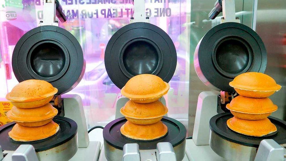 Вафельница для бургеров гамбургеров Burger aparat