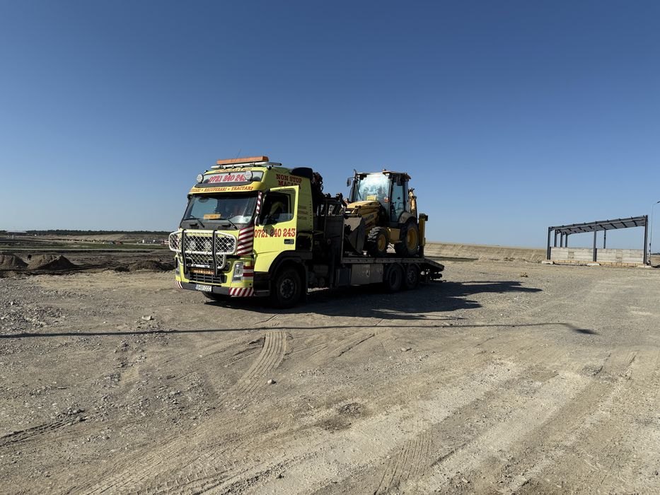 Volvo Fm platforma cu macara