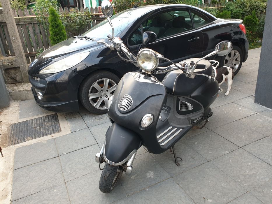 Scuter benzină z nen 50 cm stil retro,model 2019