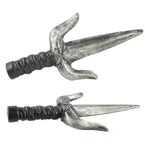 Посох, трезубец, коса косплей, трость на Хэллуин