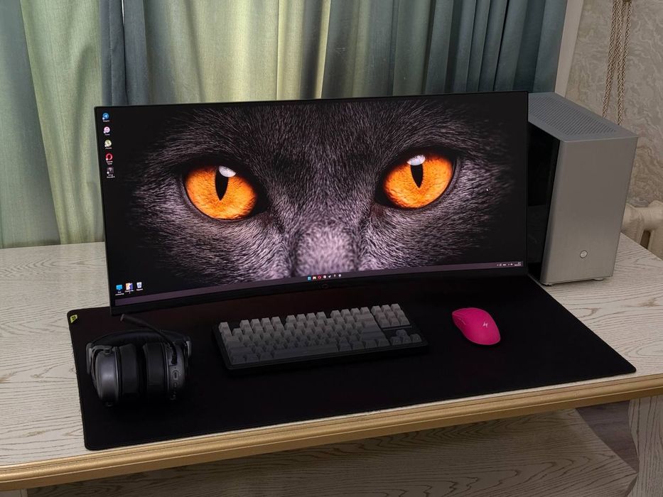 Монитор: Cooler Master GM34-CW, 34”, UWQHD 3440×1440, 95% DCI-P3 (125%