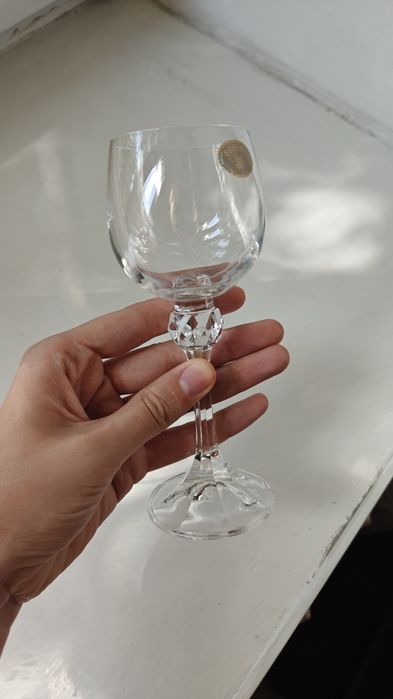 Пять винных бокалов Богемия