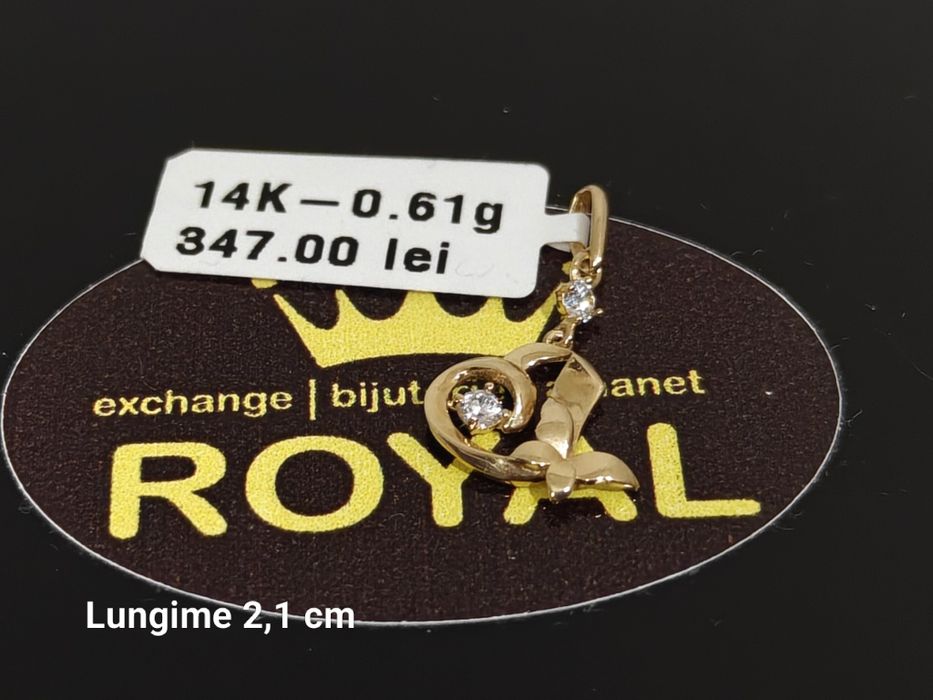 Bijuteria Royal: Pandantiv aur 14k/0.61 gr