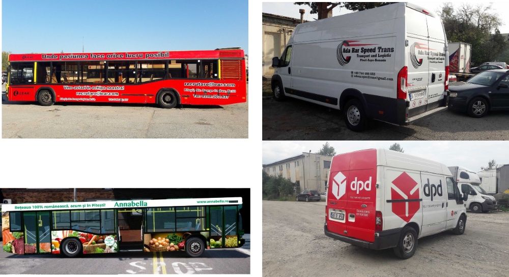 Colantari auto. Montaj si grafica incluse in pret.