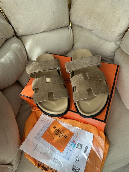 Papuci hermes piele naturala chypre