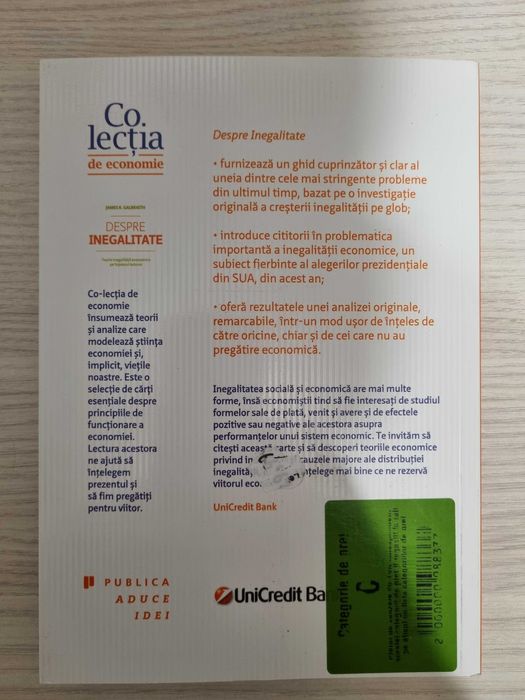 Despre inegalitate. Teoria inegalitatii economice pe intelesul tuturor