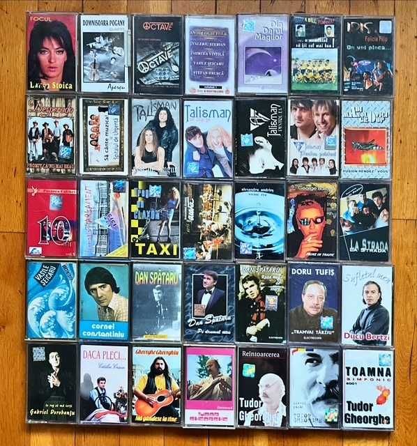 Lot casete RO: Stoica, Octave, Talisman, T-Short, N&D, 3SE, Azur, Radu