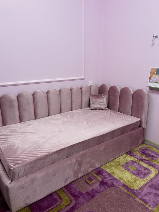 Детская угловая кровать с подъёмным механизмом