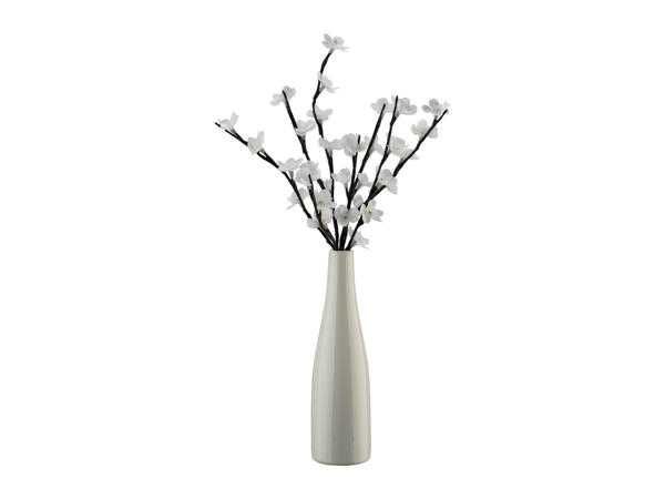 Декоративна клонка във ваза с LED светещ цвят Подарък Денят на майката