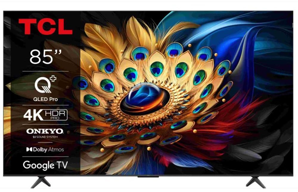 Телевизор TCL QLED 85C655, 85" (214 см)