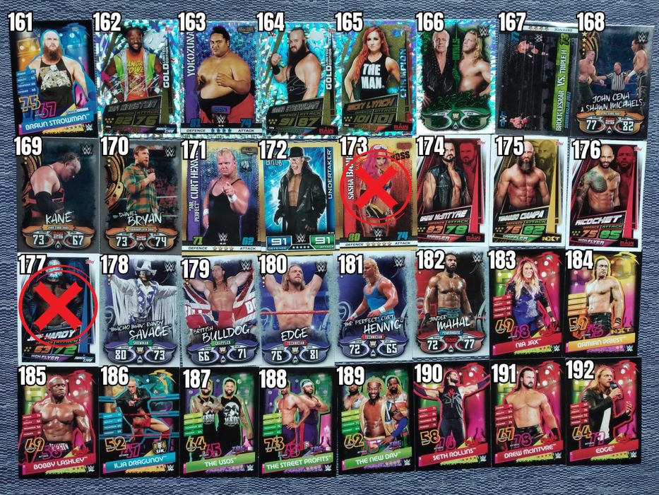 WWE Trading Cards Картички Кечисти John Cena HHH Undertaker Rock Кеч