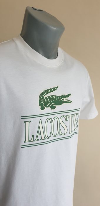 Lacoste Cotton Regular Fit  Unisex  XS НОВО ОРИГИНАЛНА Унисекс Тениска
