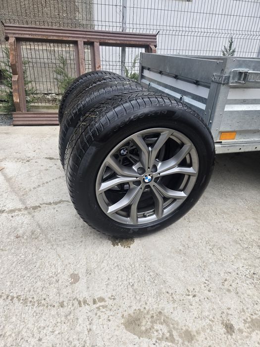 Jante BMW originale X5 - X6 fara nici o zgârietura + anvelope iarna +