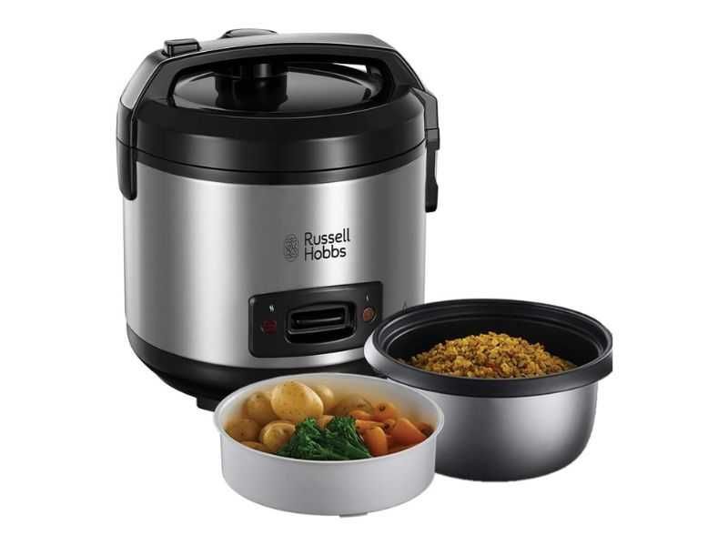Оризоварка и Уред за Готвене с Пара 2 в 1 Russell Hobbs 27080-56