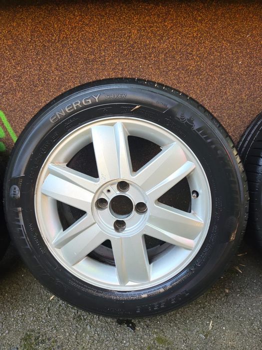Set 4 jante aliaj + anvelope Michelin Energy Saver