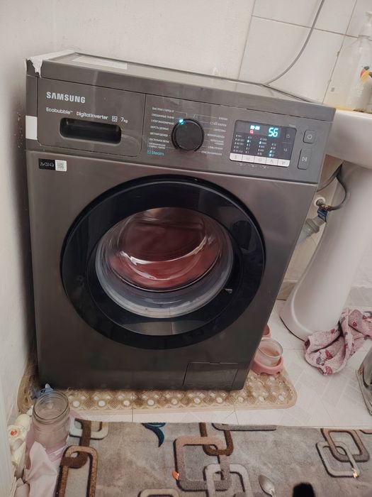 Samsung кир ювиш машинами тез ва арзон сотилади холати янги 3ой булди