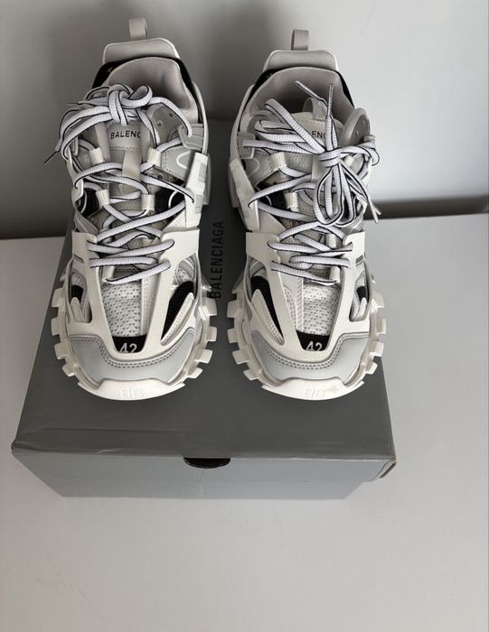 Balenciaga track white grey