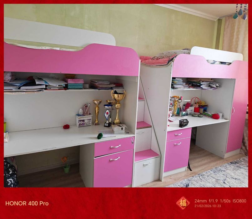 Кровать для девечек двухярустный