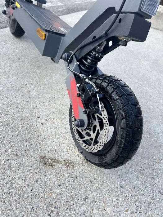 Trotineta electrica MYRIA Road Traveller XT MY7061, 10 inch, negru/roșu