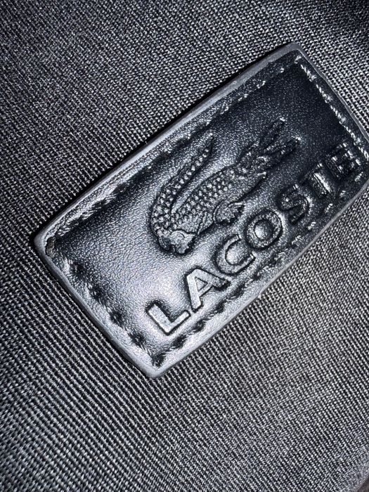 Lacoste MESSENGER BAG - Geantă crossbody - noir gris