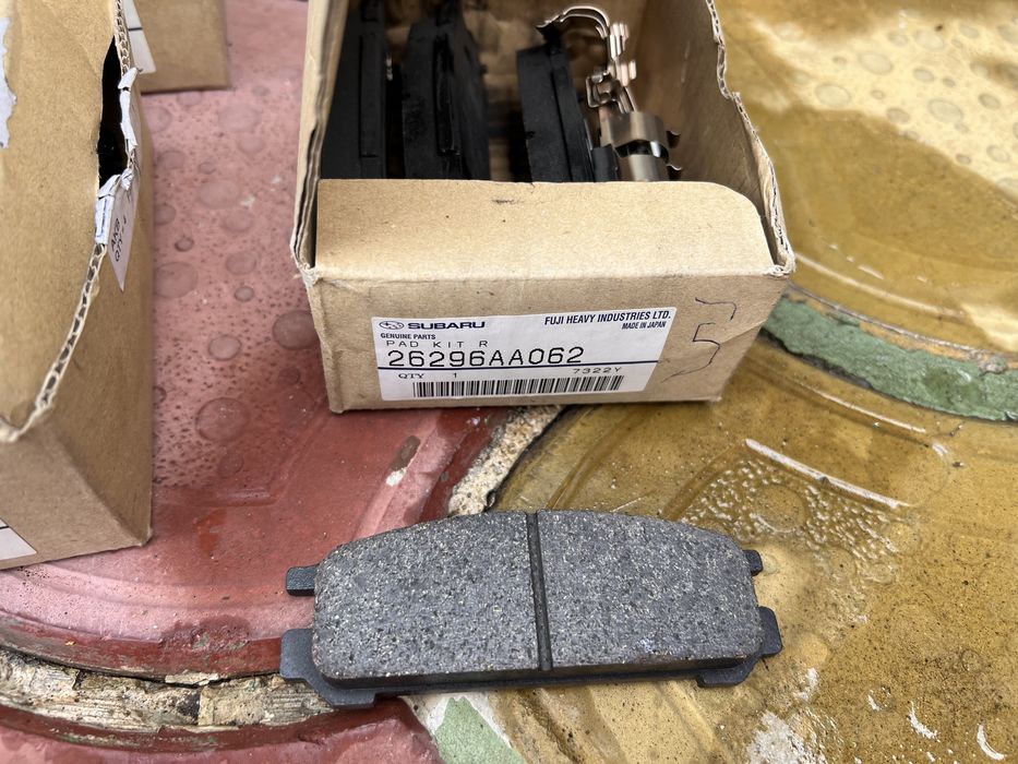 Оригинални накладки Субару(subaru) Импреза Форестър Легаси нови