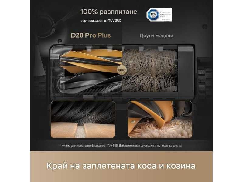 Робот Прахосмукачка Dreame D20 Pro Plus - 13000 Pa, Бял
