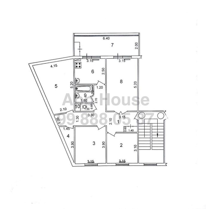 4 Комнаты 4/1/5 Тузель 2, Под Ипотеку, 40 Лет Победы, Tuzel, Корзинка
