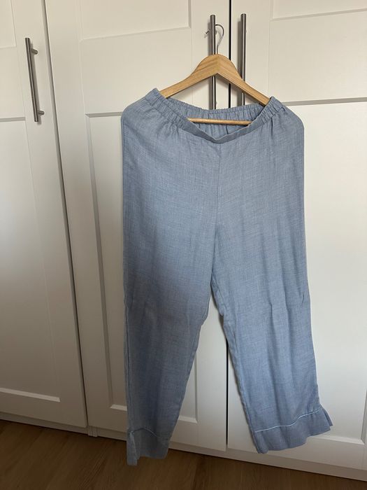 Set de pijama, lung, Suwen, S, albastru