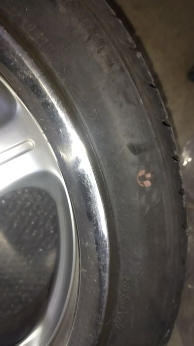 Продавам джанти 17 с гуми 4х108