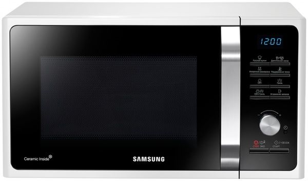 Samsung MG23F301TQW/BW Микроволновая печь, 23л, 800Вт, белый
