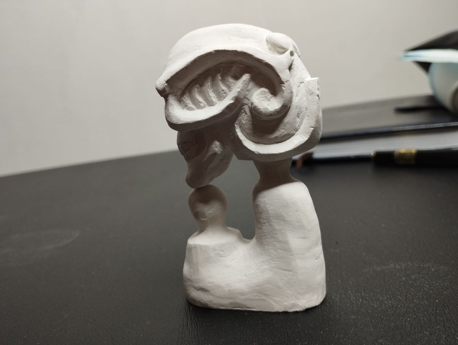 Череп , ручная работа , статуэтка