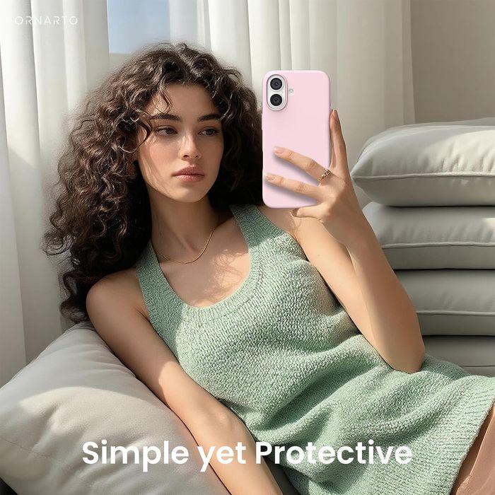 Матов силиконов кейс за apple iphone 17 - розов