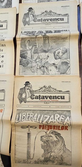 Lot 10 ziare vechi colectie Catavencu si Catavencu International - Anul 1 (1990)