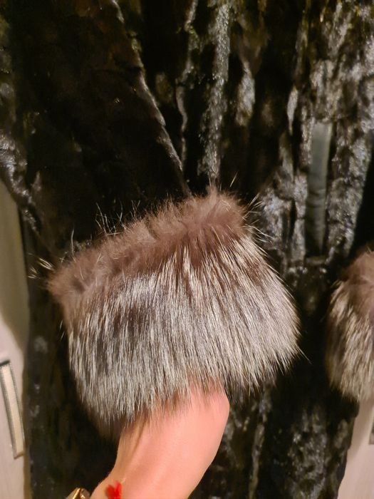 Шуба норка кусочками