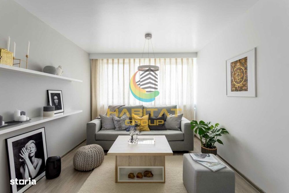 Apt 2 camere | Bucatarie mobilata | Finisaje premium
