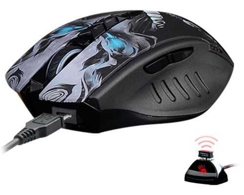 Беспроводная игровая мышь Bloody R36 ULTRA STONE BLACK Dual Mode 1.4