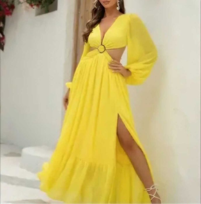 Дълга дамска рокля