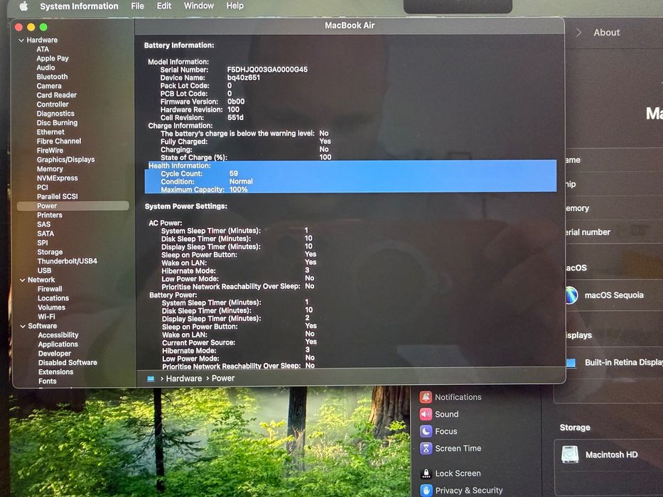 MacBook Air 13" M4 Chip 10-CPU, 10-GPU, 24GB RAM, 512GB SSD В ГАРАНЦИЯ ДО 25.09.2028г