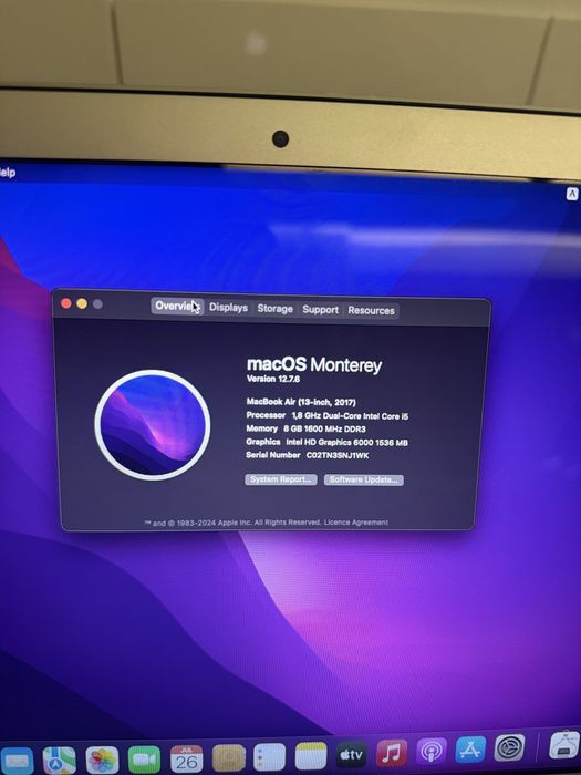 MacBook Air 13” (2017) | 8GB RAM | 128GB SSD | Отлично състояние