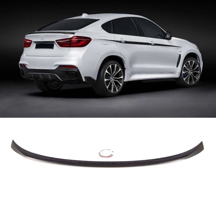 Споилер BMW x6 f16 m performance x6m пиано лак черен нов
