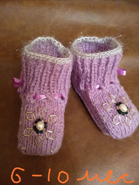 Пинетки вязаные пинетки