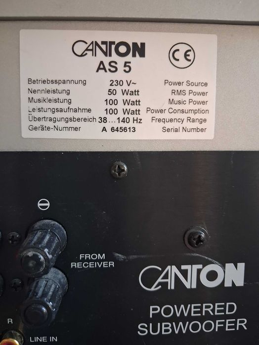 Subwoofer Canton AS-5
