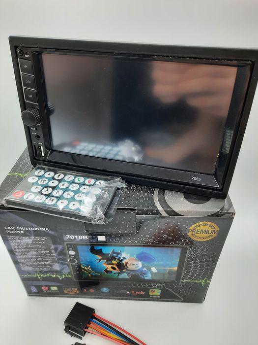 Player auto 2 DIN mirror link USB Sd Card rama