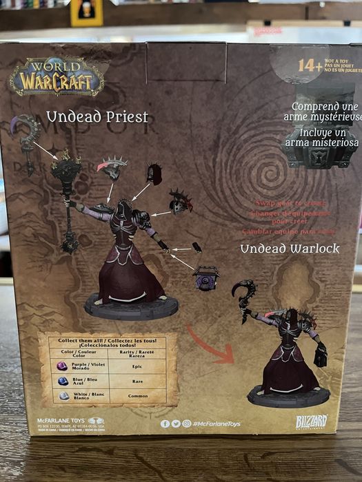Undead Priest / Undead Warlock figure Warcraft