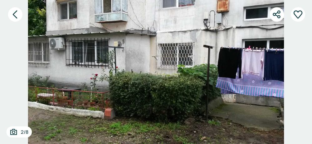garsoniera cet constanta parter , se poate face balcon