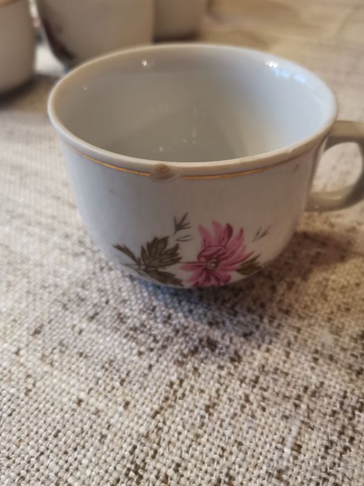 Сервиз за кафе с каничка Горски слез